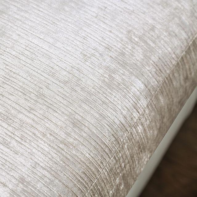 Benigno Love Seat Silver & Gray - Marjories Furniture (Las Vegas, NV)