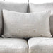 Benigno Love Seat Silver & Gray - Marjories Furniture (Las Vegas, NV)