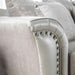 Benigno Love Seat Silver & Gray - Marjories Furniture (Las Vegas, NV)