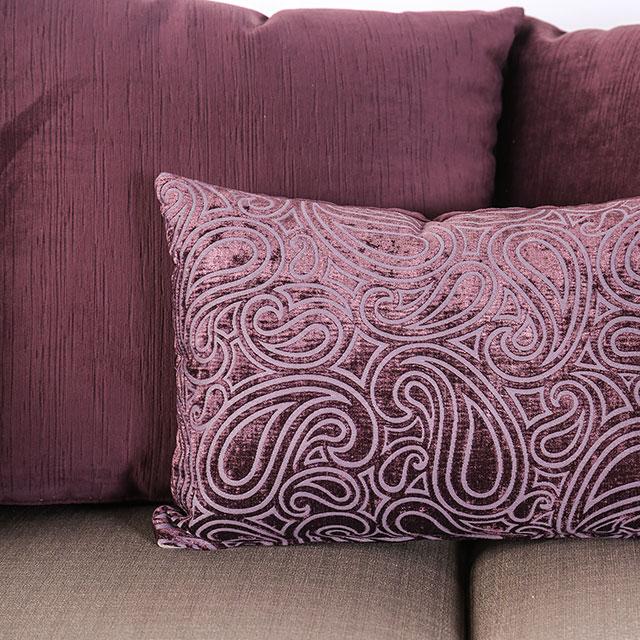 Benigno Love Seat Silver & Gray - Marjories Furniture (Las Vegas, NV)