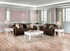 BELSIZE Loveseat Grey, Beige, & Choclate - Marjories Furniture (Las Vegas, NV)