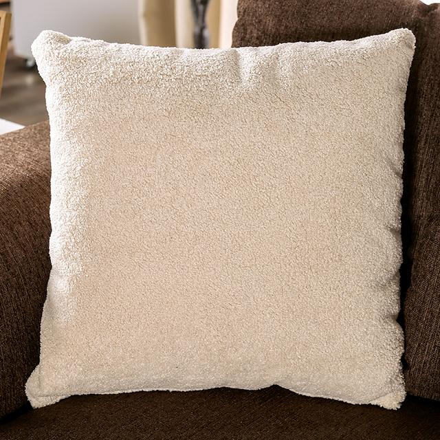 BELSIZE Loveseat Grey, Beige, & Choclate - Marjories Furniture (Las Vegas, NV)