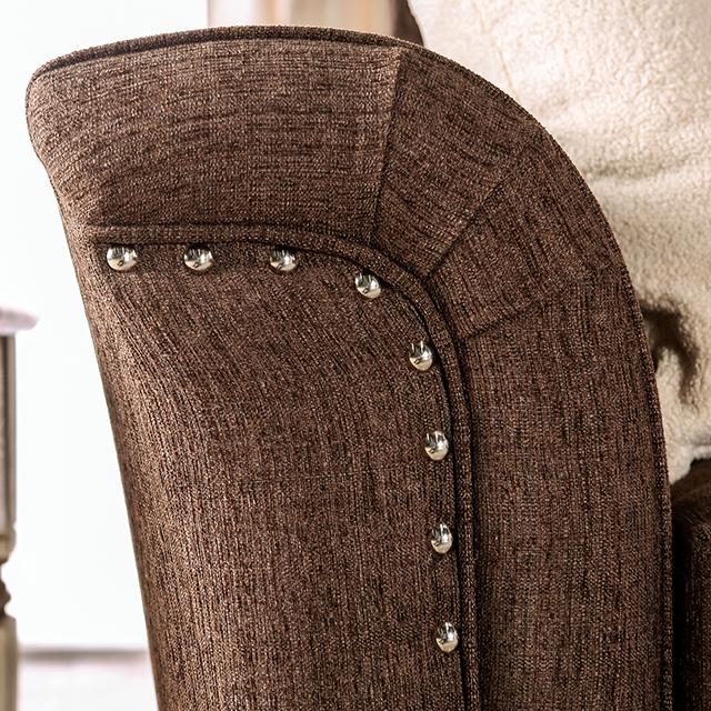 BELSIZE Loveseat Grey, Beige, & Choclate - Marjories Furniture (Las Vegas, NV)