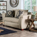 BELSIZE Loveseat Grey, Beige, & Choclate - Marjories Furniture (Las Vegas, NV)
