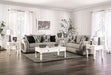 BELSIZE Loveseat Grey, Beige, & Choclate - Marjories Furniture (Las Vegas, NV)