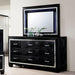 BELLANOVA Black Dresser - Marjories Furniture (Las Vegas, NV)