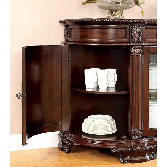 Bellagio Brown Cherry Server - Marjories Furniture (Las Vegas, NV)