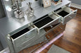BELLADONNA Dresser w/ LED, Silver - Marjories Furniture (Las Vegas, NV)