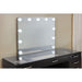 Valentina Vanity Set White & Dark Gray - Marjories Furniture (Las Vegas, NV)