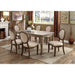 Kathryn Rustic Dark Oak/Beige Side Chair (2/CTN) - Marjories Furniture (Las Vegas, NV)