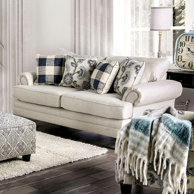 Nash Ivory Love Seat - Marjories Furniture (Las Vegas, NV)