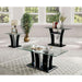 Staten Glossy Black/Chrome Sofa Table - Marjories Furniture (Las Vegas, NV)