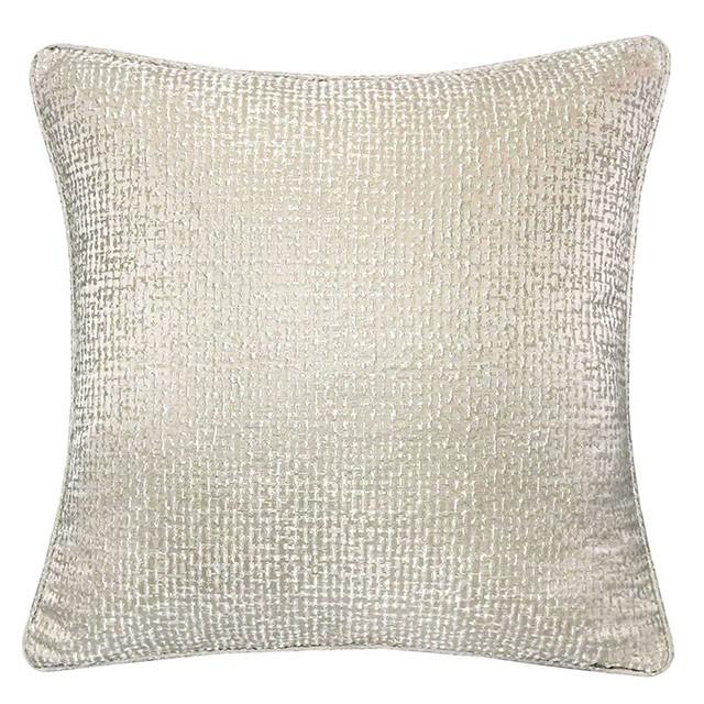 Leyla Silver 20" X 20" Pillow, Silver - Marjories Furniture (Las Vegas, NV)