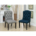 SANIA Antique Black Wingback Chair (2/CTN) - Marjories Furniture (Las Vegas, NV)
