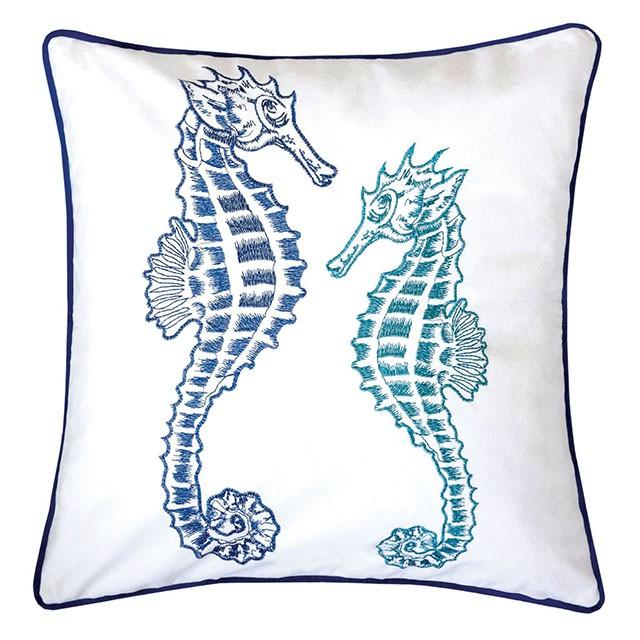 Lorrie Blue 20" X 20" Pillow, Blue - Marjories Furniture (Las Vegas, NV)