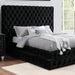 STEFANIA E.King & Queen Bed, Black & Gray - Marjories Furniture (Las Vegas, NV)