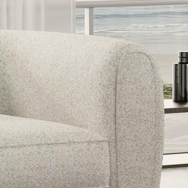 VERDAL Loveseat, Off-White - Marjories Furniture (Las Vegas, NV)