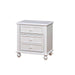 OLIVIA White Night Stand - Marjories Furniture (Las Vegas, NV)