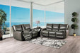 PHINEAS Power Recliner, Gray - Marjories Furniture (Las Vegas, NV)
