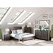 Rexburg Wire-Brushed Rustic Brown E.King & Full Bed - Marjories Furniture (Las Vegas, NV)