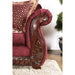 TABITHA Wine Love Seat, Wine - Marjories Furniture (Las Vegas, NV)