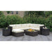 Ilona Brown/Beige Ottoman - Marjories Furniture (Las Vegas, NV)