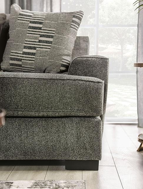 HOLBORN Sofa, Gray - Marjories Furniture (Las Vegas, NV)