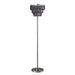 Meg Black/Chrome Floor Lamp - Marjories Furniture (Las Vegas, NV)