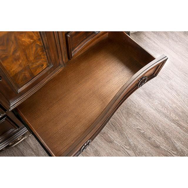 Menodora Brown Cherry Cal.King, E.King, Queen Bed - Marjories Furniture (Las Vegas, NV)