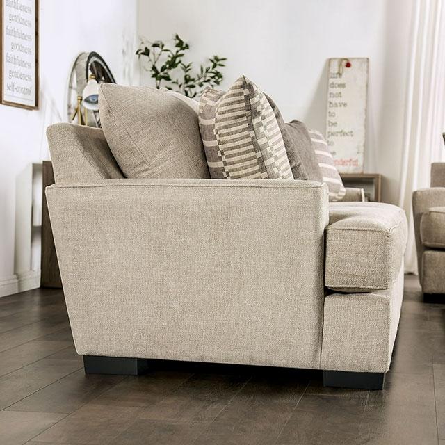 HOLBORN Sofa, Beige - Marjories Furniture (Las Vegas, NV)