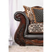 JAMAEL Brown/Espresso Sofa - Marjories Furniture (Las Vegas, NV)