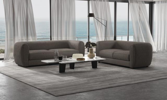 VERDAL Loveseat, Charcoal Gray - Marjories Furniture (Las Vegas, NV)