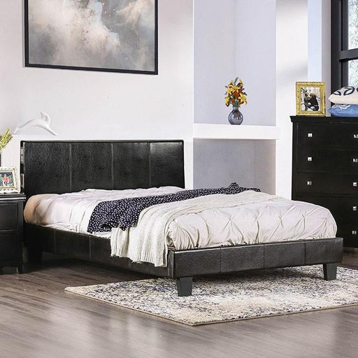 Evans Bed Espresso & Pink - Marjories Furniture (Las Vegas, NV)