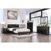 Evans Bed Espresso & Pink - Marjories Furniture (Las Vegas, NV)