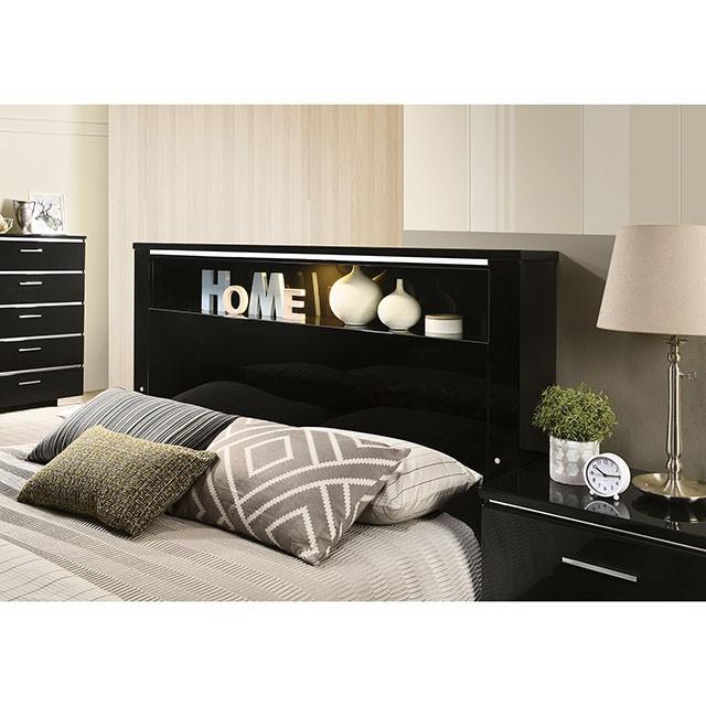 CARLIE Cal.King, Queen, & E. King Bed - Marjories Furniture (Las Vegas, NV)