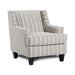 PORTHCAWL Accent Chair, Stripe - Marjories Furniture (Las Vegas, NV)