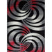 Serang Gray/Red 5' X 7' Area Rug - Marjories Furniture (Las Vegas, NV)