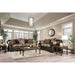 Newdale Brown/Gold Sofa - Marjories Furniture (Las Vegas, NV)