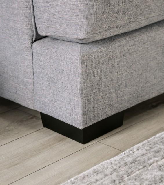 SKYLINE Sofa, Light Gray/Brown - Marjories Furniture (Las Vegas, NV)