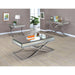 SUNDANCE Chrome Sofa Table, Chrome - Marjories Furniture (Las Vegas, NV)