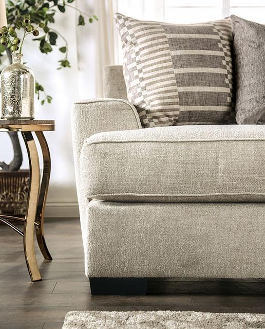 HOLBORN Sofa, Beige - Marjories Furniture (Las Vegas, NV)