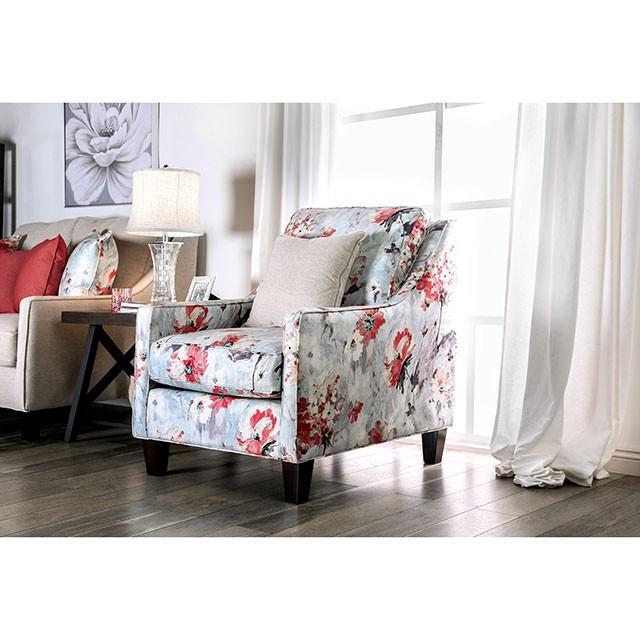 Nadene Ivory Chair - Marjories Furniture (Las Vegas, NV)