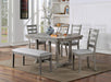 LAQUILA Side Chair (2/CTN), Gray - Marjories Furniture (Las Vegas, NV)