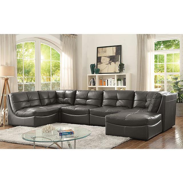 Libbie Gray 6 Pc. Modular Seating Set - Marjories Furniture (Las Vegas, NV)