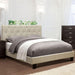 LEEROY Queen & Twin Bed Ivory & Gray - Marjories Furniture (Las Vegas, NV)