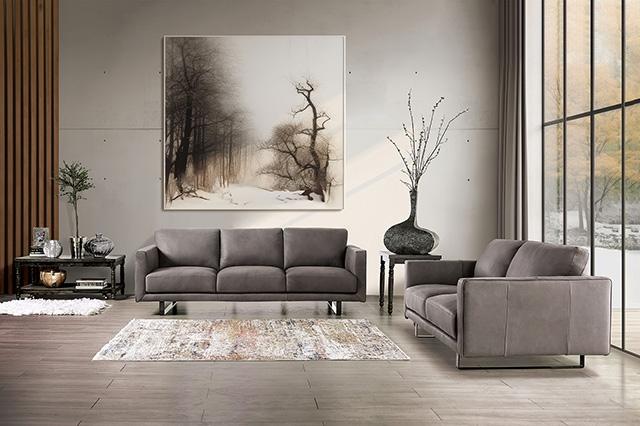 Mezzanotte Loveseat Gray - Marjories Furniture (Las Vegas, NV)