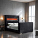 Sumter Bed Black & Grey - Marjories Furniture (Las Vegas, NV)