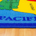ABBEY Us Map 5' X 8' Area Rug - Marjories Furniture (Las Vegas, NV)