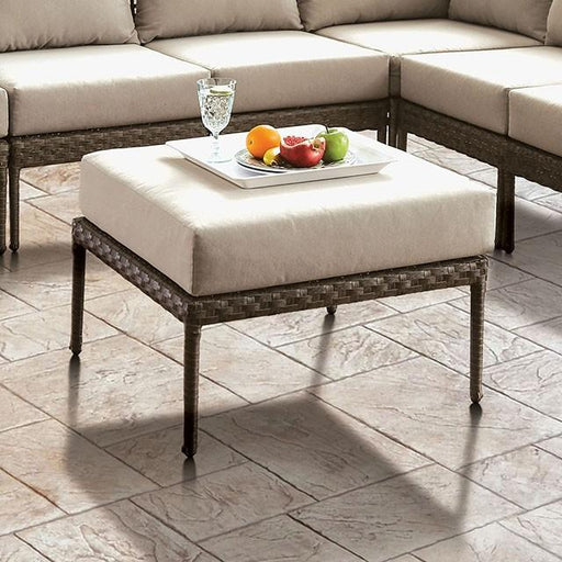ALEISHA Patio Ottoman - Marjories Furniture (Las Vegas, NV)