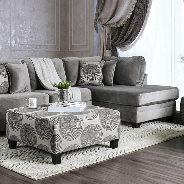 Bonaventura Gray Sectional - Marjories Furniture (Las Vegas, NV)